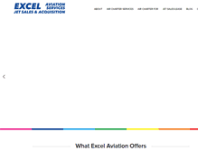 Tablet Screenshot of excelaviationservices.com